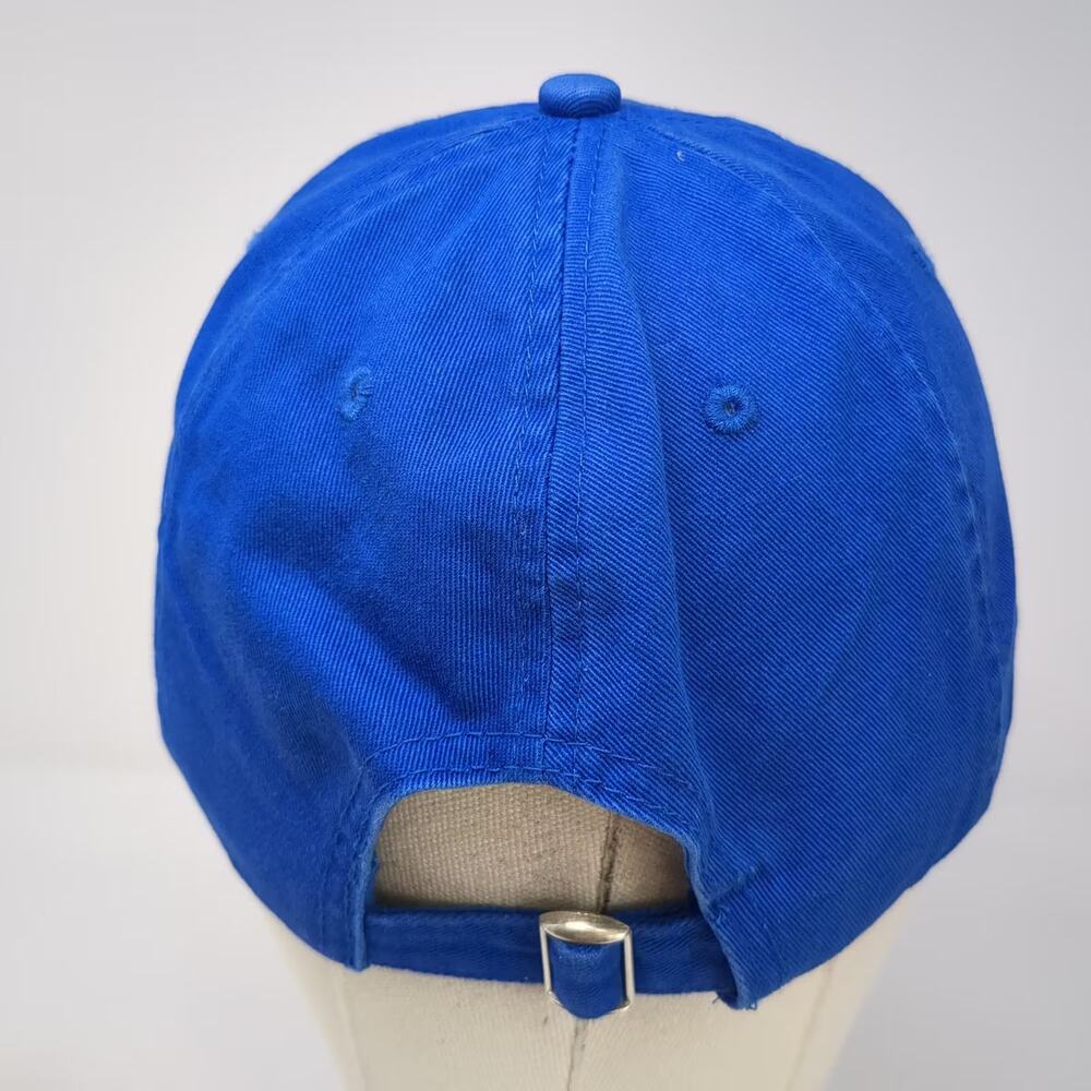 Apollo Allstate Insurance Embroidered Blue White Baseball Cap Hat OS Slideback - Picture 6 of 9